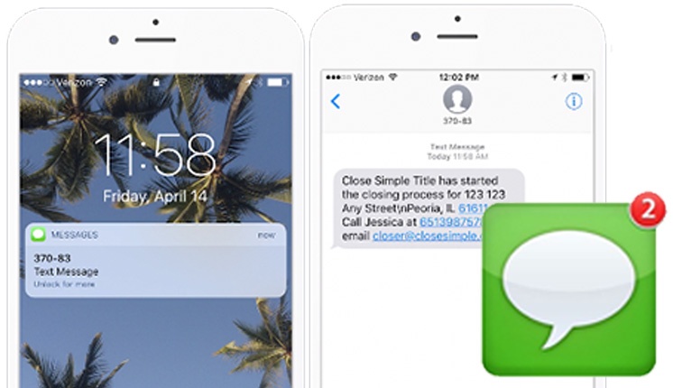 Send Automated Text message updates