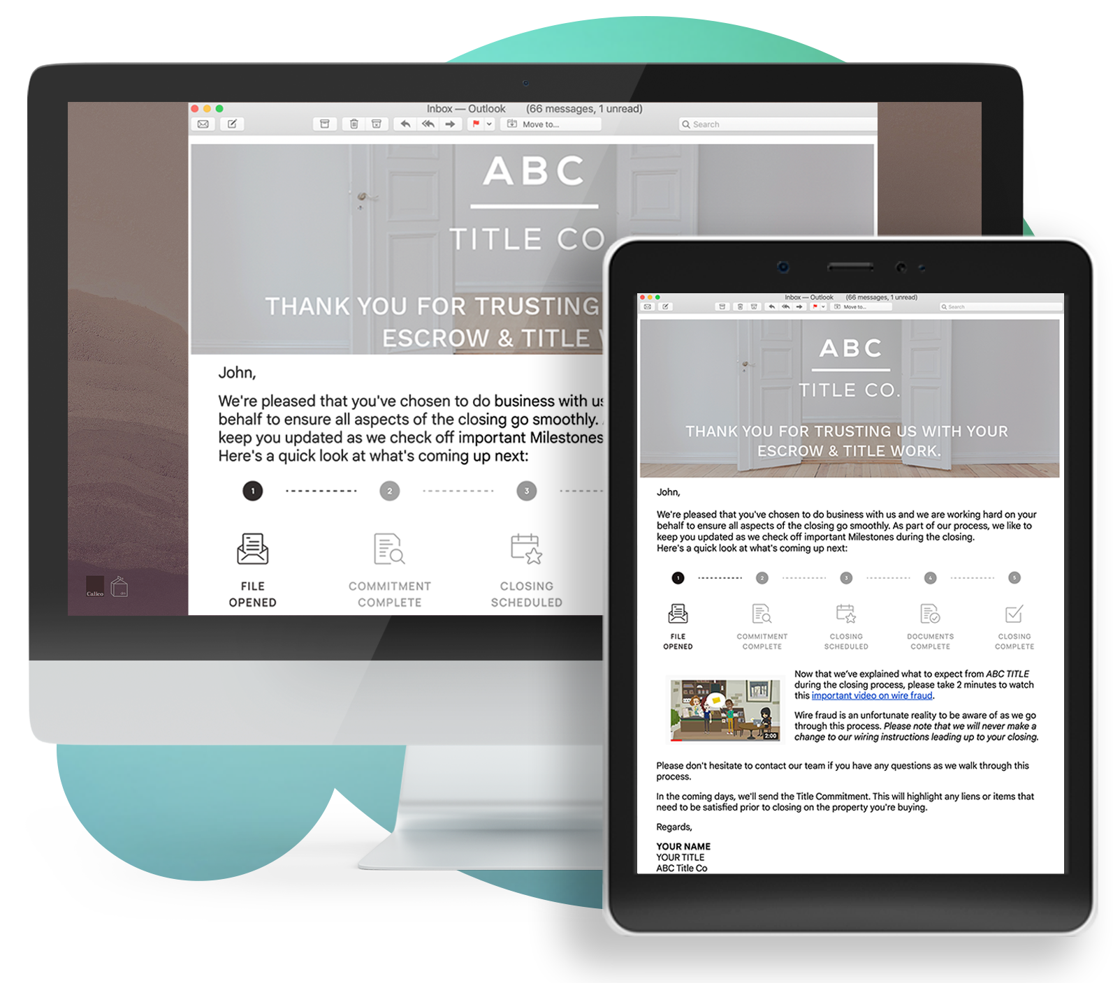 Email & iPad - Gradient2