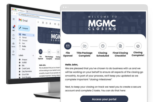 Email Notifications by CloseSimple for Title and Escrow Companies
