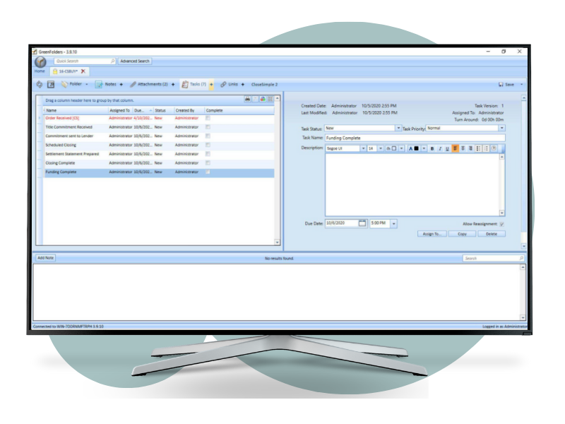 Greenfolders & CloseSimple Integration