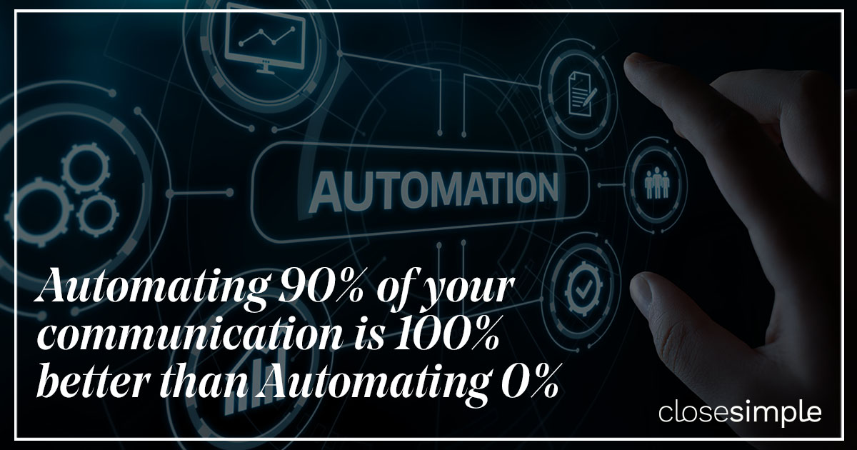 digital screen displaying word "automation" with blog title in front