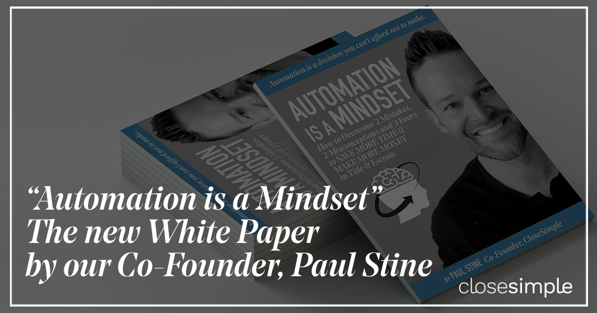 [White Paper] Automation is a Mindset
