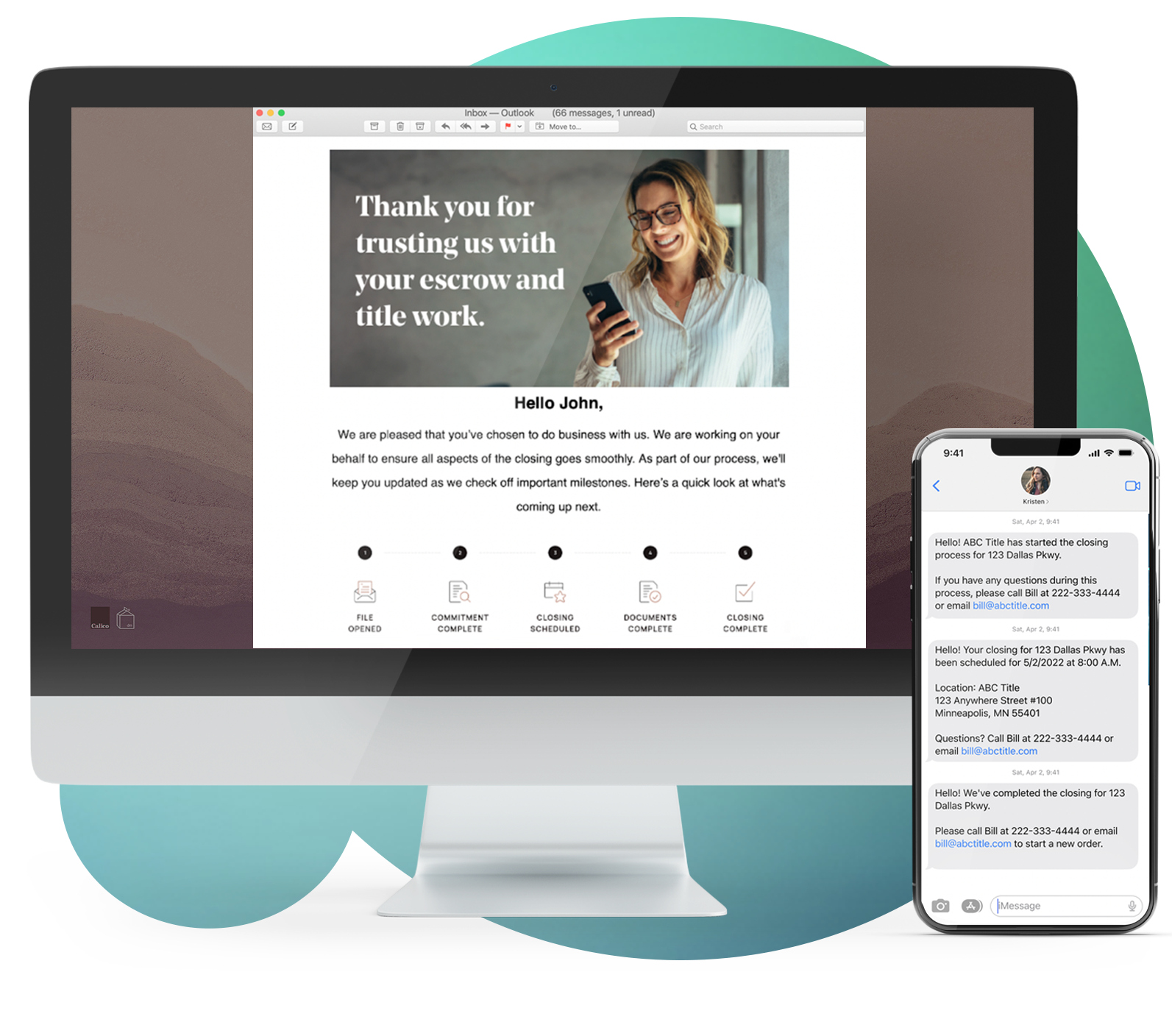 Email and Text - Gradient2