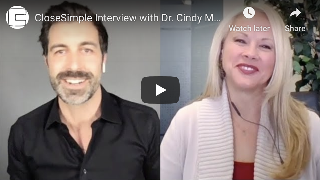 [VIDEO] Interview with Dr. Cindy McGovern: Plan for 2020 & Turn Every Job into a Sales Job